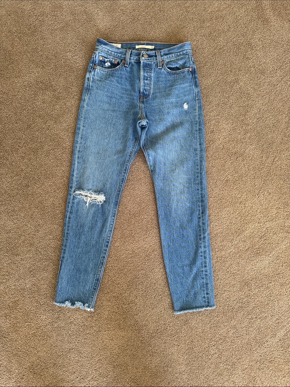 Levi's Light Blue Wedgie High-Rise Jeans - Size 25